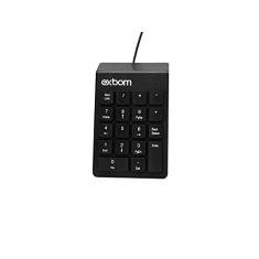 Teclado Numérico USB 18 Teclas Exbom BK-N30 Preto (preto)
