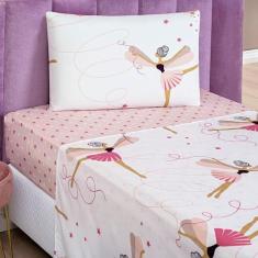 Jogo de Lençol Cama Solteiro 3 peças Infantil Bouti Kids - Bia Enxovai