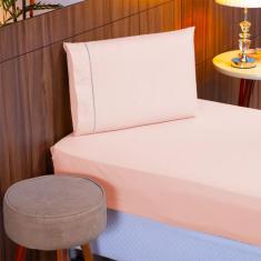 Jogo de Lençol Solteiro 200 Fios 2 Peças 100% Algodão - Suítes Sonhos,