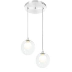 Lustres Pendentes Duplo Harmony Bolinha Escovado - MARRYLUZ