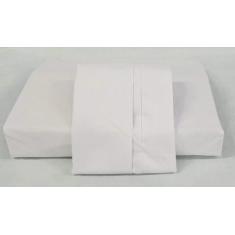 Jogo De Lençol Para Cama Solteirão 100%algodão - Lu Enxovais, Branco