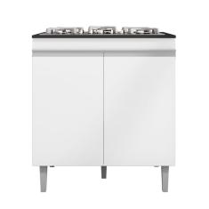 Balcão Para Cooktop Andréia 2 Portas Branco Ajl