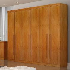 Guarda Roupa Casal 6 Portas 4 Gavetas - Uberaba-Cinamomo - Star Móveis