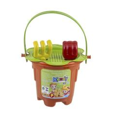 Balde de Praia Império Kendy Tamanho P com 8 Peças, Unica