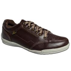 Tenis Masculino Em Couro Sapatenis Casual Sapato Confortavel - Garra, 