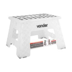 Banqueta Plástica Dobrável 355x285x220mm 150kg Vonder