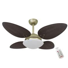 Ventilador Premium Tabaco 220V E Controle Remoto