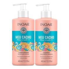 Kit Inoar Meu Cacho Meu Crush Shampoo + Condicionador 2x400ml