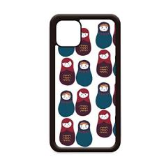Capa Matrioska para meninos e meninas da Rússia para iPhone 12 Pro Max para Apple Mini Mobile Case