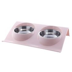 Comedouro e Bebedouro Para Cães e Gatos Filhote Tigelas Inox
