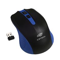 C3Tech M-W20 Mouse sem Fio RC/Nano, Preto/Azul