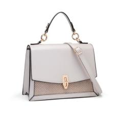 Bolsa Feminina De Poliuretano CA344 Cinza Pallas