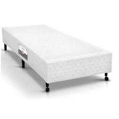 Cama Box Base Universal Solteiro Poli Tecido White (96x203x23) - Casto