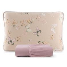 Jogo de Lençol Casal Malha Fresca 100% Algodão - iCasa, Rosê