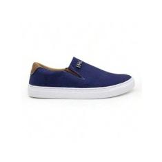 Tênis Masculino Casual Slip On Sapatênis Social Couro-Masculino