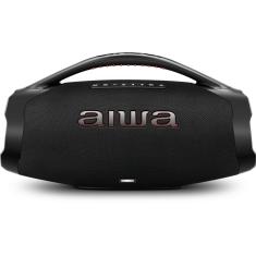Caixa de Som Boombox Plus AIWA BBS-01-B 200W Bluetooth 30H IP66 USB Preto
