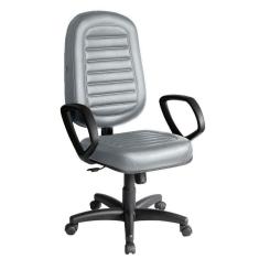 Cadeira Presidente para Escritório Linha Blenda Cinza