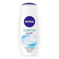 Sabonete Liquido Corporal Creme Soft 250ml Nivea, 1, 250ml
