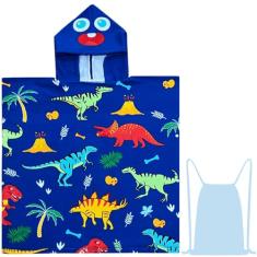 NovForth Toalha de praia infantil para meninos e meninas, toalha de banho com capuz sereia, toalha de piscina infantil com capuz