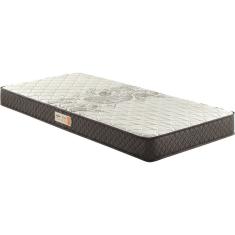 Colchão Solteiro D33 Bordado 078x188x17cm Ecoline Ecoflex Marrom