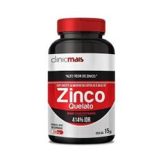 Zinco Quelato 500Mg Clinic Mais 30 Cápsulas