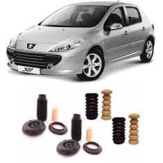 04 Kits Batentes Peugeot 307 2002 Até 2011 DianteiroTraseiro - Impacto