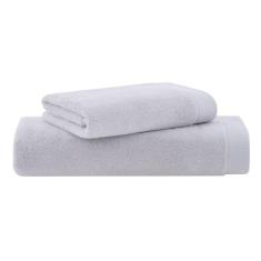 Jogo de Toalhas Buddemeyer Dual Air Banho Cinza 2 peças