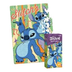 Isakids – Quebra-Cabeça Stitch 100 Peças | Diversão e Desenvolvimento Infantil | Montagem de 34,5 x 22,6 cm | Indicado a Partir de 6 Anos