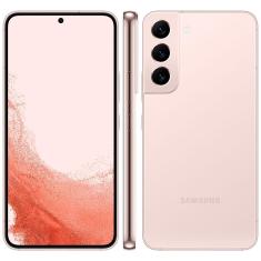 Smartphone Samsung Galaxy S22 5G Rose 256GB, 8GB RAM, Tela Infinita de 6.1”, Câmera Traseira Tripla, Android 12 e Processador Octa-Core