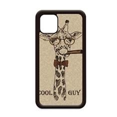 Capa com estampa de girafa marrom animal para iPhone 12 Pro Max para Apple Mini Mobile Case Shell