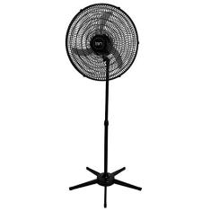 Ventilador Pedestal Oscilante 60 cm PP 110V Preto