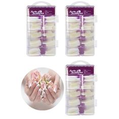 Kit Tips Unhas Postiças Sorriso para Alongamento com 300 unidades, Arte Sedução
