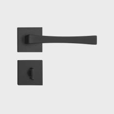 Fechadura Vivaldi Preto Texturizado Banheiro