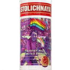 Vodka Stolichnaya Harvey Milk Edição Limitada 1 litro