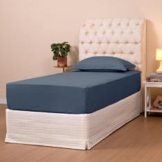 Jogo De Cama Slim Solteiro  02 Peças Micropercal 200 Fios - Casa Pauli