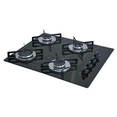 Cooktop Premium 4 Bocas Ultra Chama Mesclado Chamalar Bivolt