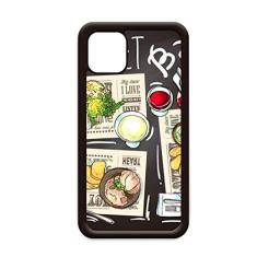 Capa Gourmet Bar Sopa Limonada para iPhone 12 Pro Max para Apple Mini Mobile Case