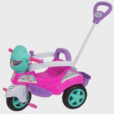 Carrinho De Passeio Ou Pedal Triciclo Baby City Menina Rosa - Maral