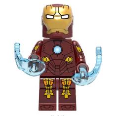 Boneco Blocos De Montar Homem De Ferro Armadura Mark Mk10