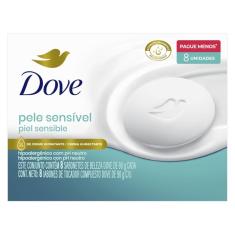 Pack Sabonete em Barra Dove Pele Sensível Envoltório 8un de 90g