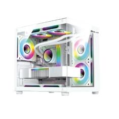 Gabinete Gamer Aquário HAYOM com 4 fans Inclusas MICRO ATX / MINI ATX