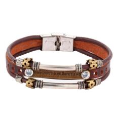 Pulseira de Couro One Way