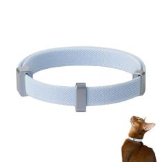 Coleira de segurança para gatos Pro - Design US IDA Gold Awarding, coleira elástica de liberação rápida para gatos com fivela que não quebra - leve para gatinhos, todos os gatos pequenos e grandes