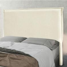 Cabeceira Cama Box Queen 160 cm Garden Linho Natural S04 - D'Rossi - D