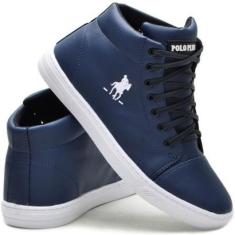 Tênis Sapatênis Masculino Polo Plus Casual Cano Médio Macio-Masculino