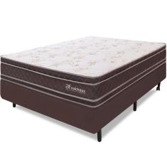 Cama Box Colchão Viúva 100% Espuma Dupla Face Antialérgico 128x188x56cm - BF Colchões