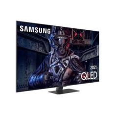 Smart TV Samsung 55&quot; QLED 4K 55Q80A Modo Game Processador IA Som em Movimento Visual Livre de Cabos