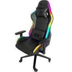 Cadeira Gamer DN1 RGB Preto Rodas de Silicone - DR