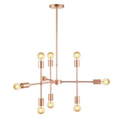 Pendente Hash, 9X, soquete E27, Cobre, Avant
