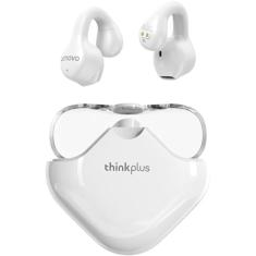 LEN0V0 Fones de ouvido com clipe para orelha aberta, fones de ouvido sem fio Bluetooth 5.3 para esportes, 30 horas de reprodução, estojo de carregamento